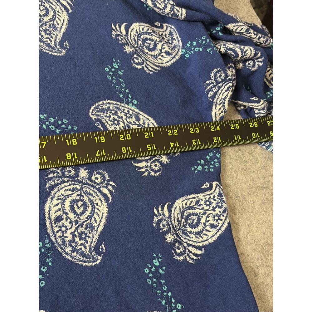 Women’s Charter Club Intimates Long Sleeve Paisley , Boho , Kaftan Xl - Picture 7 of 10